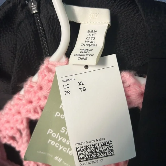 ✂️ H&M Black Long Sleeve Fringe Dress - Picture 5 of 11